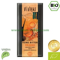 Chocolate negro ecol�gico con sabor a naranja VIVANI
